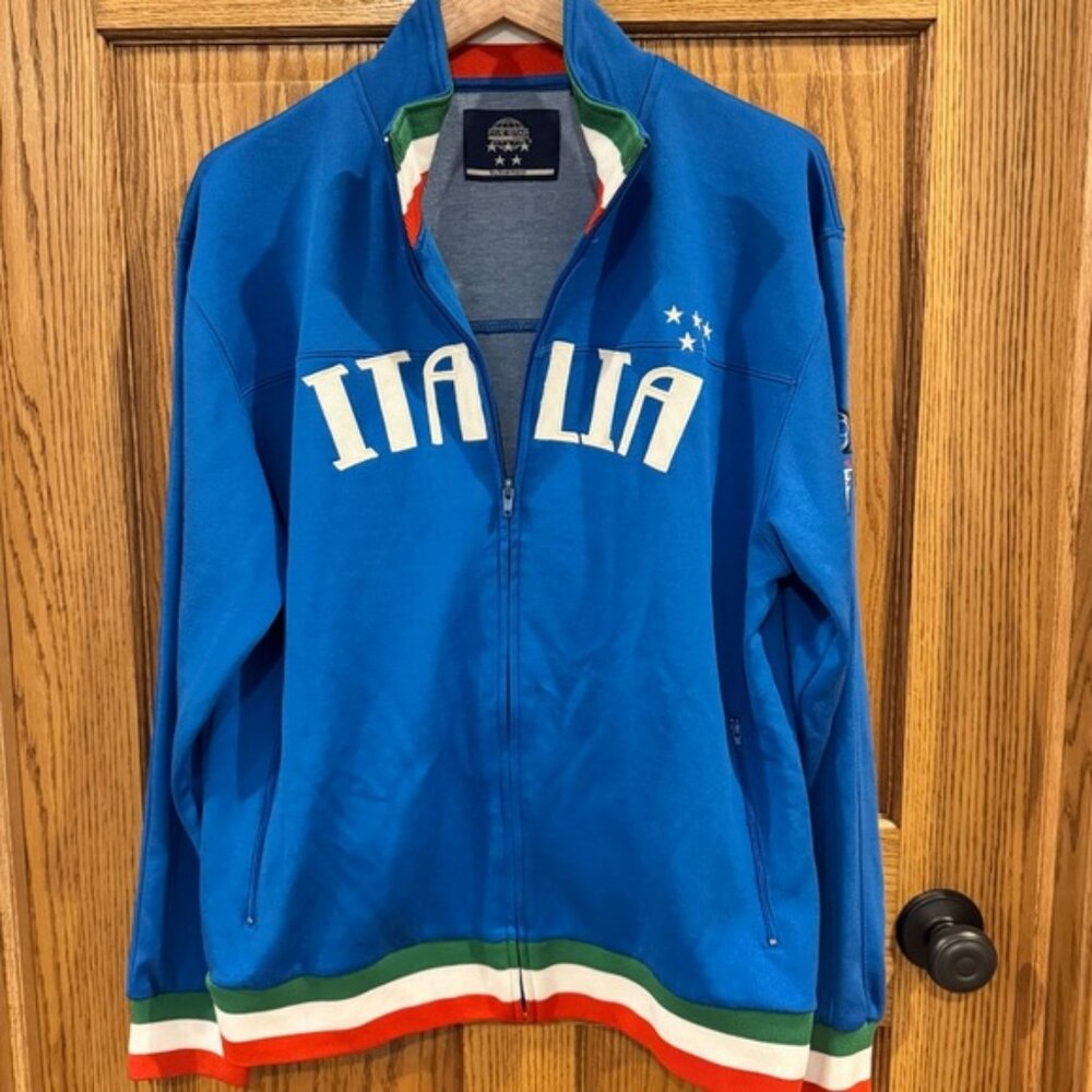 Five Star by Blue Marlin Italia Soccer Warm-Up Jacket. Full Zip. Size XL